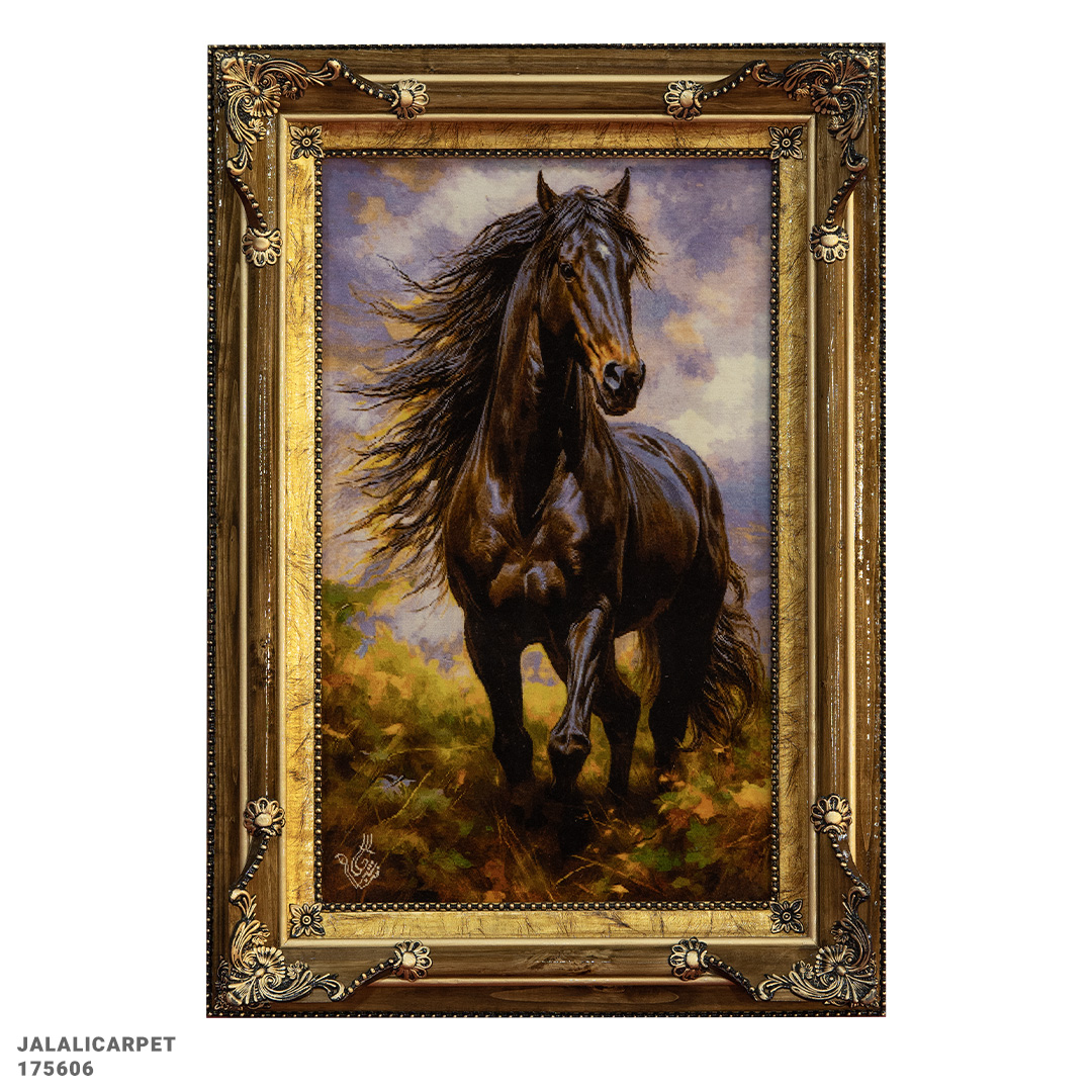 تابلوفرش اسب 50 رج