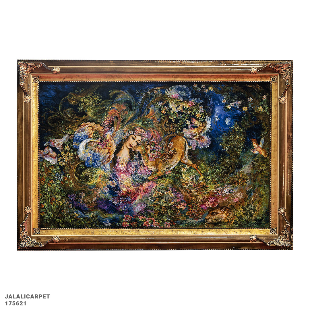 تابلوفرش مینیاتور 50 رج