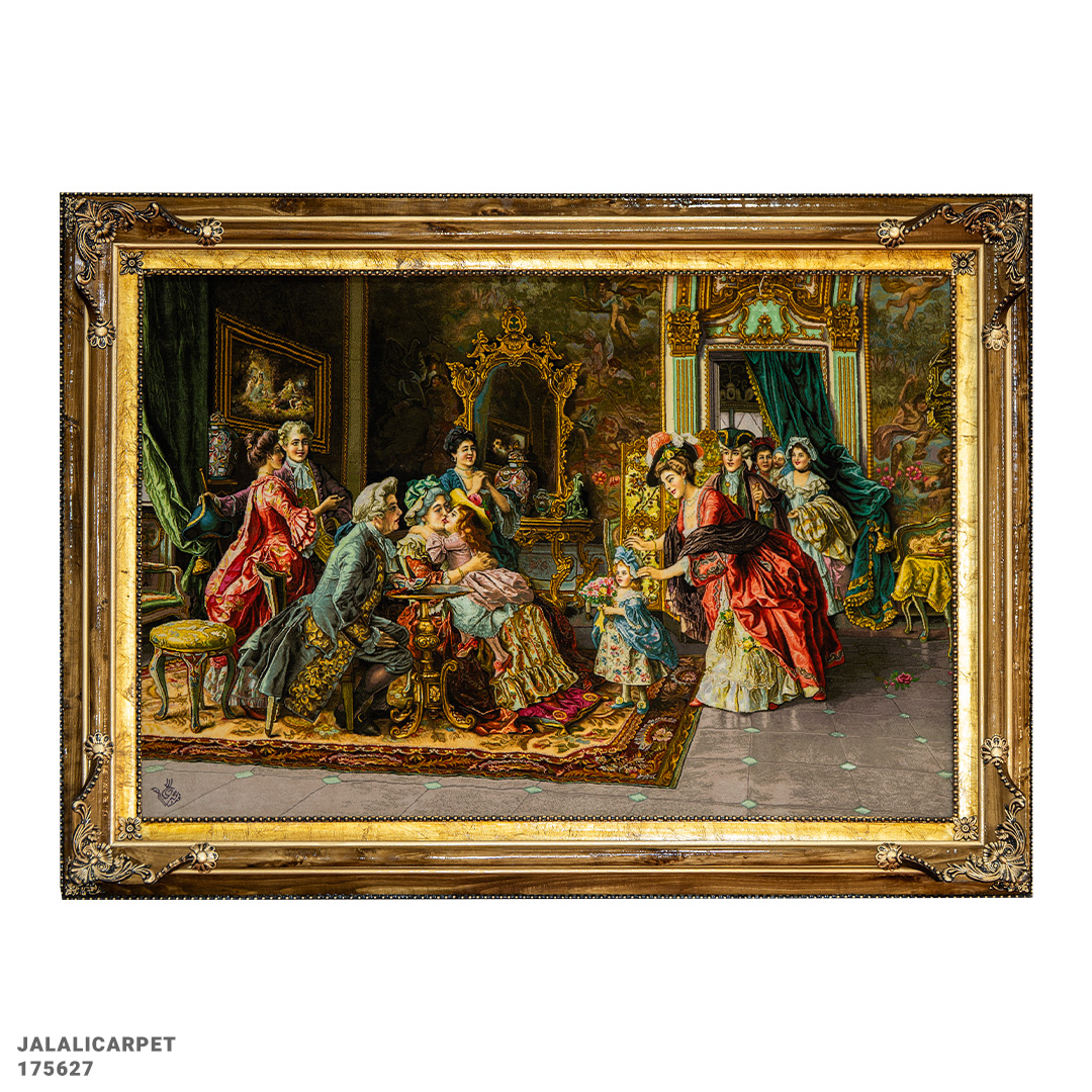 تابلوفرش مادر بزرگ 50 رج