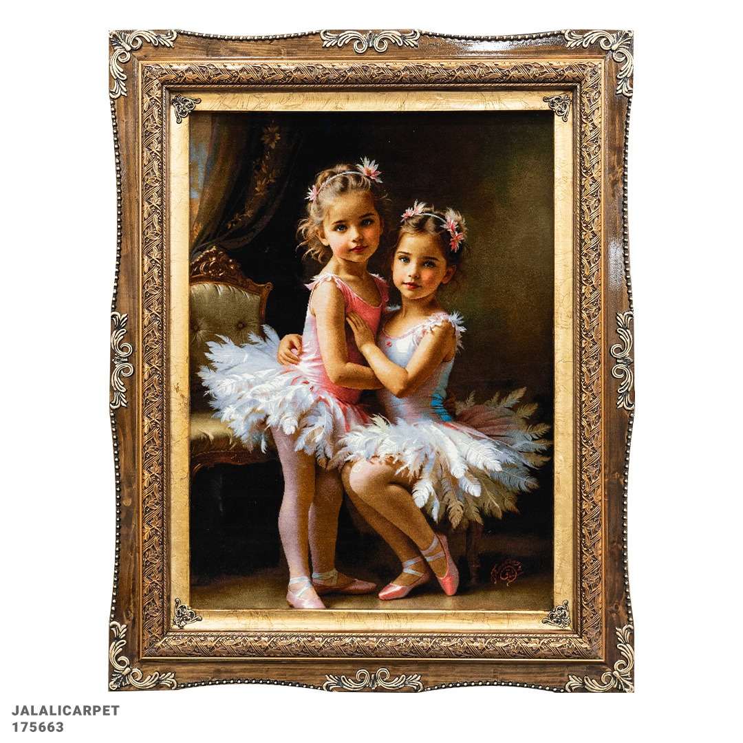 تابلوفرش دو خواهر 50 رج