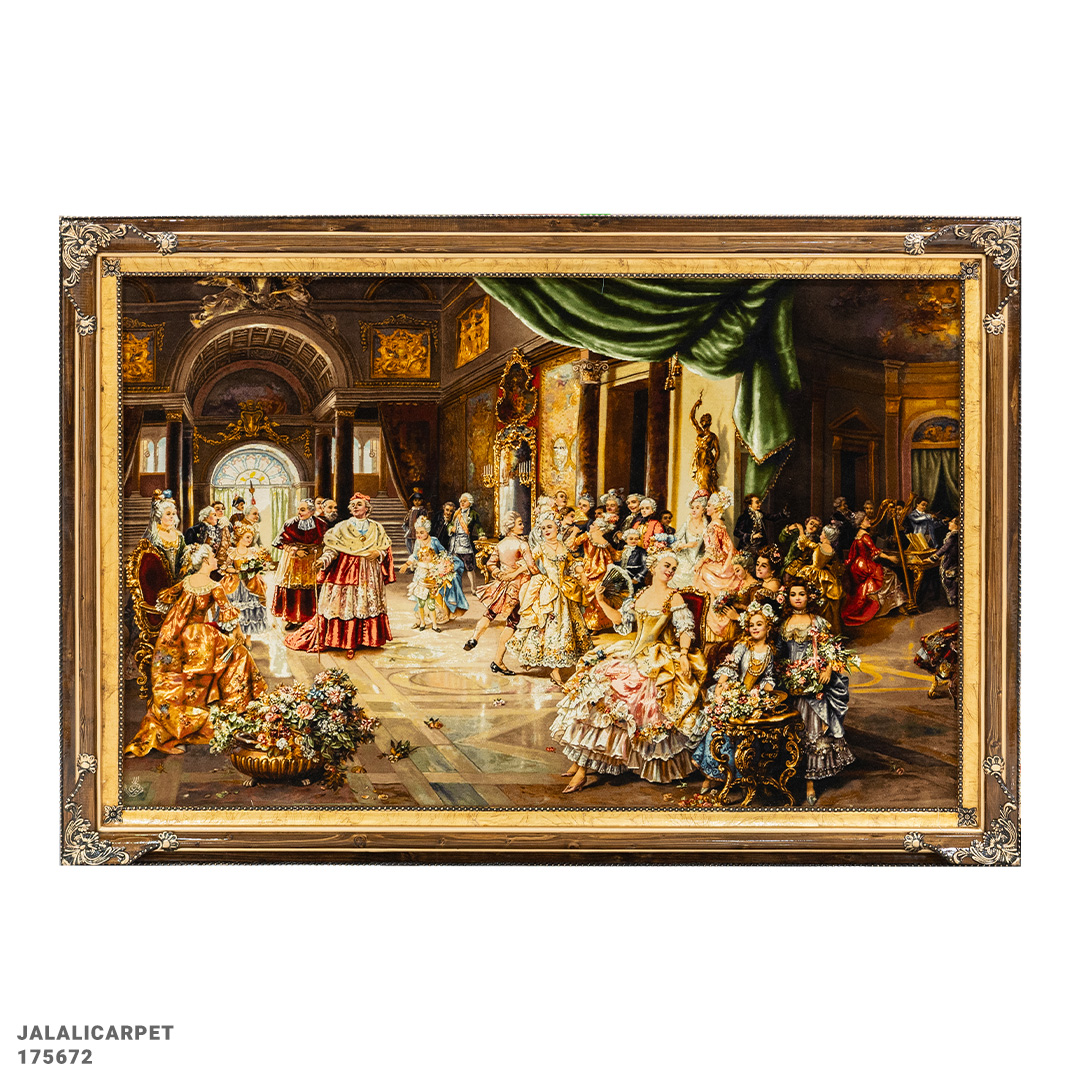 تابلوفرش مهمانی پاپ 50 رج