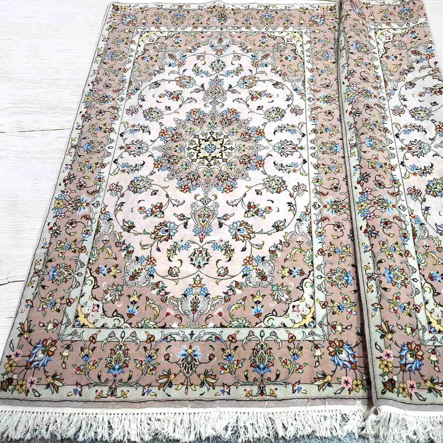 جفت قالیچه کاشان (42 خانه)