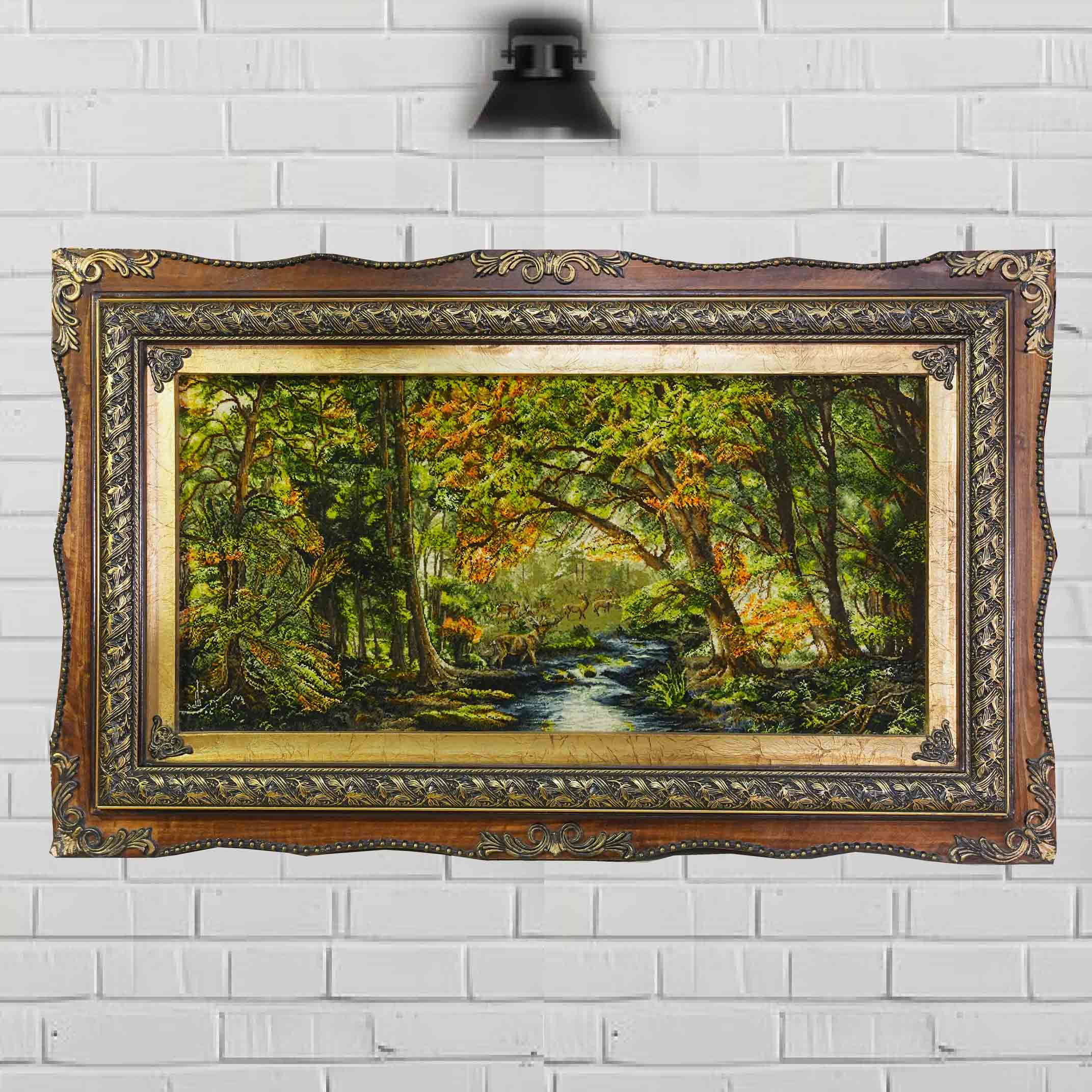 تابلوفرش منظره 50 رج