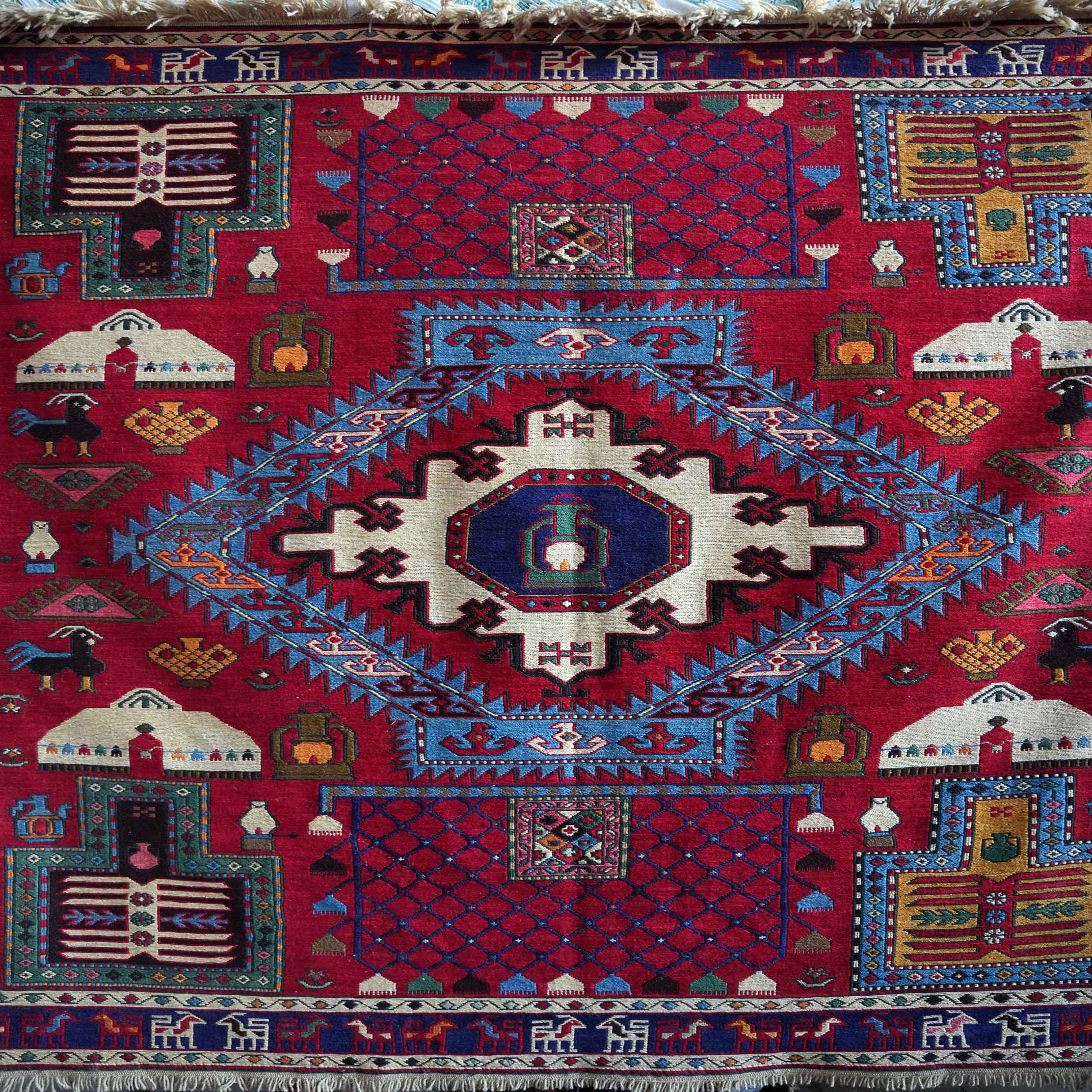 قالیچه ورنی پشمی