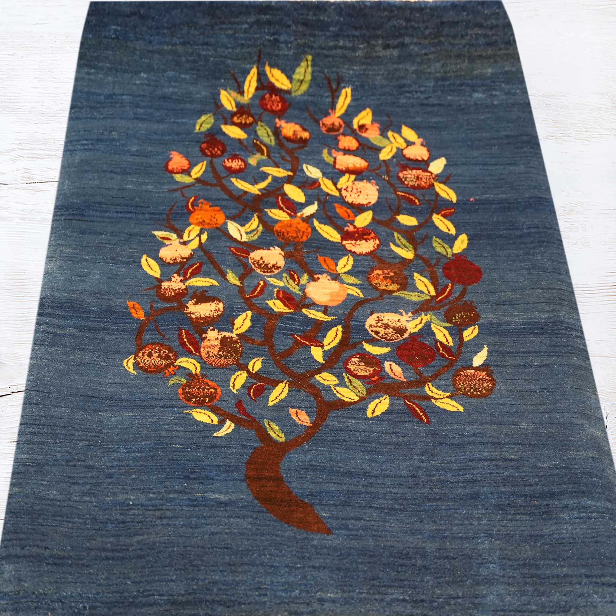 گبه ریز درختی رنگ گیاهی بافت شیراز