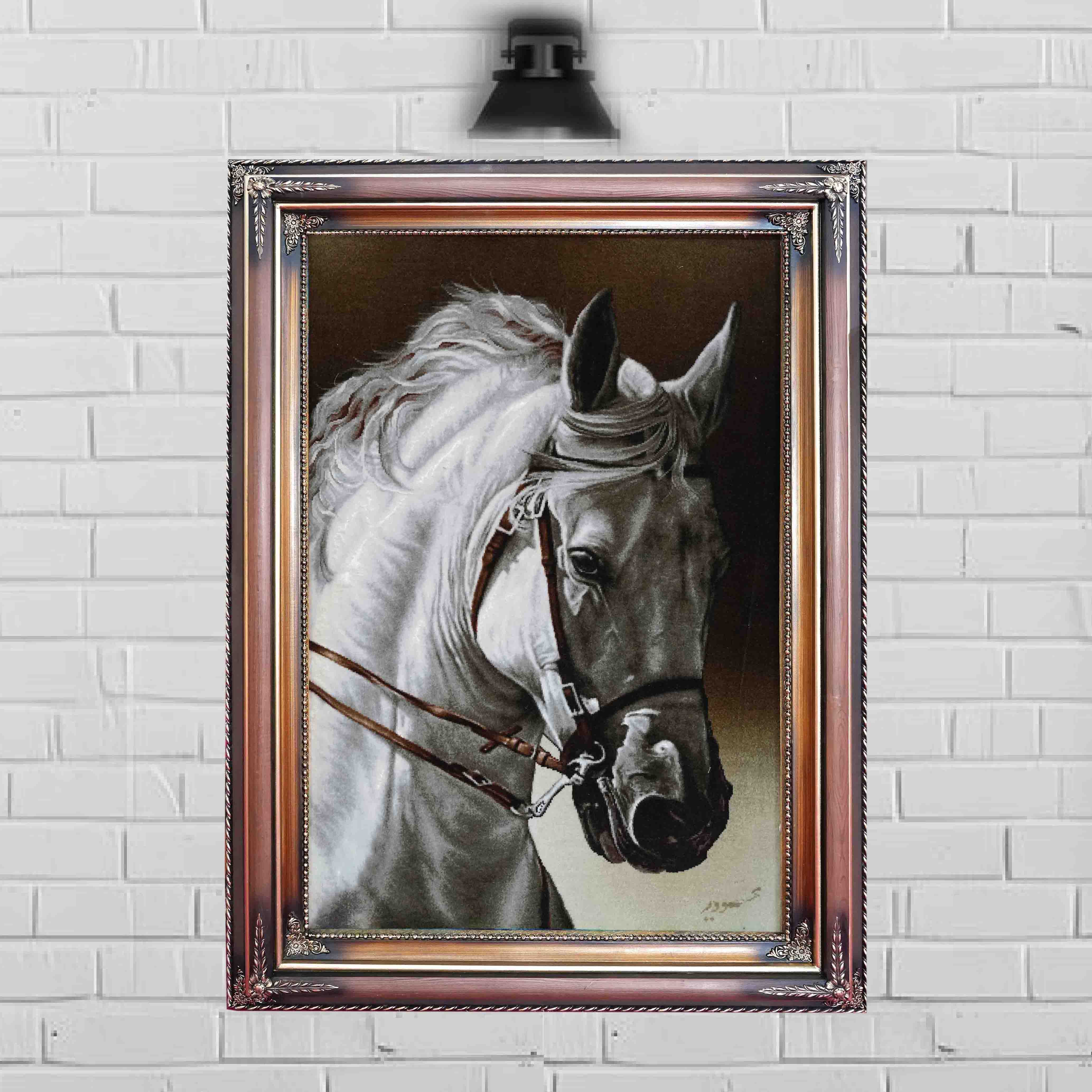 تابلوفرش کله اسب 50 رج