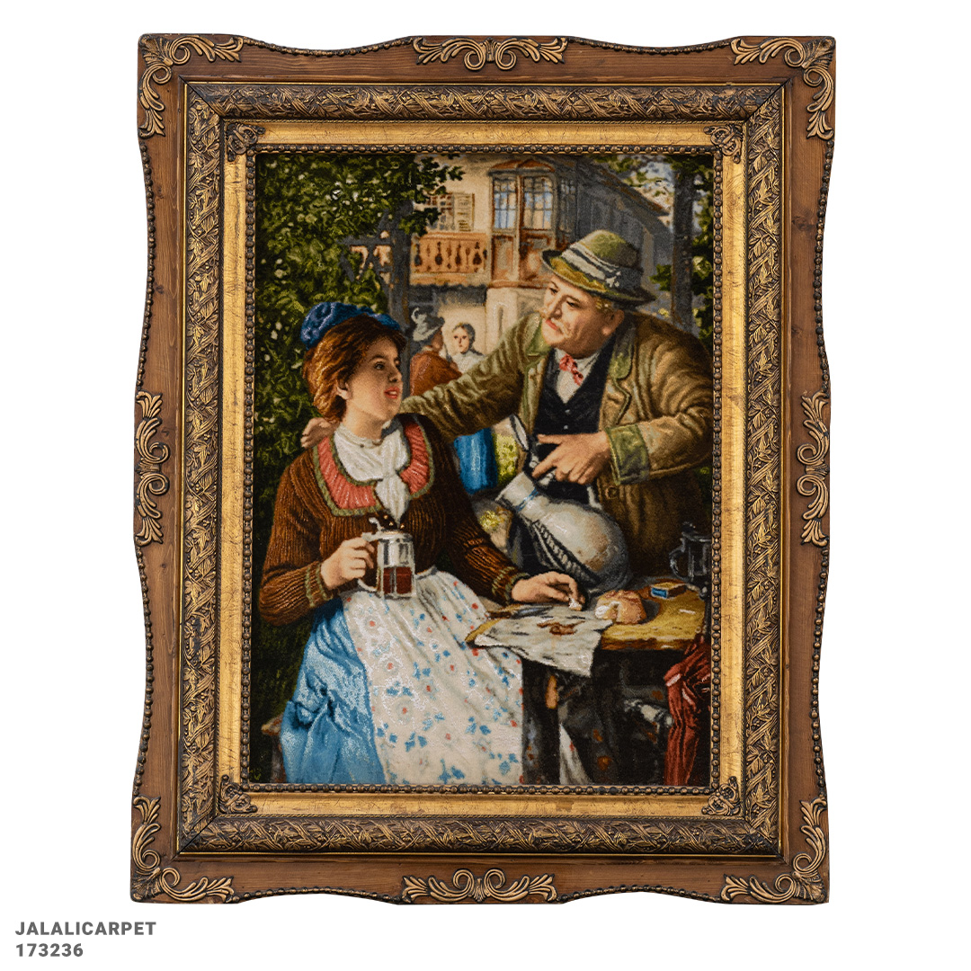 تابلوفرش پیرمرد عاشق 50 رج