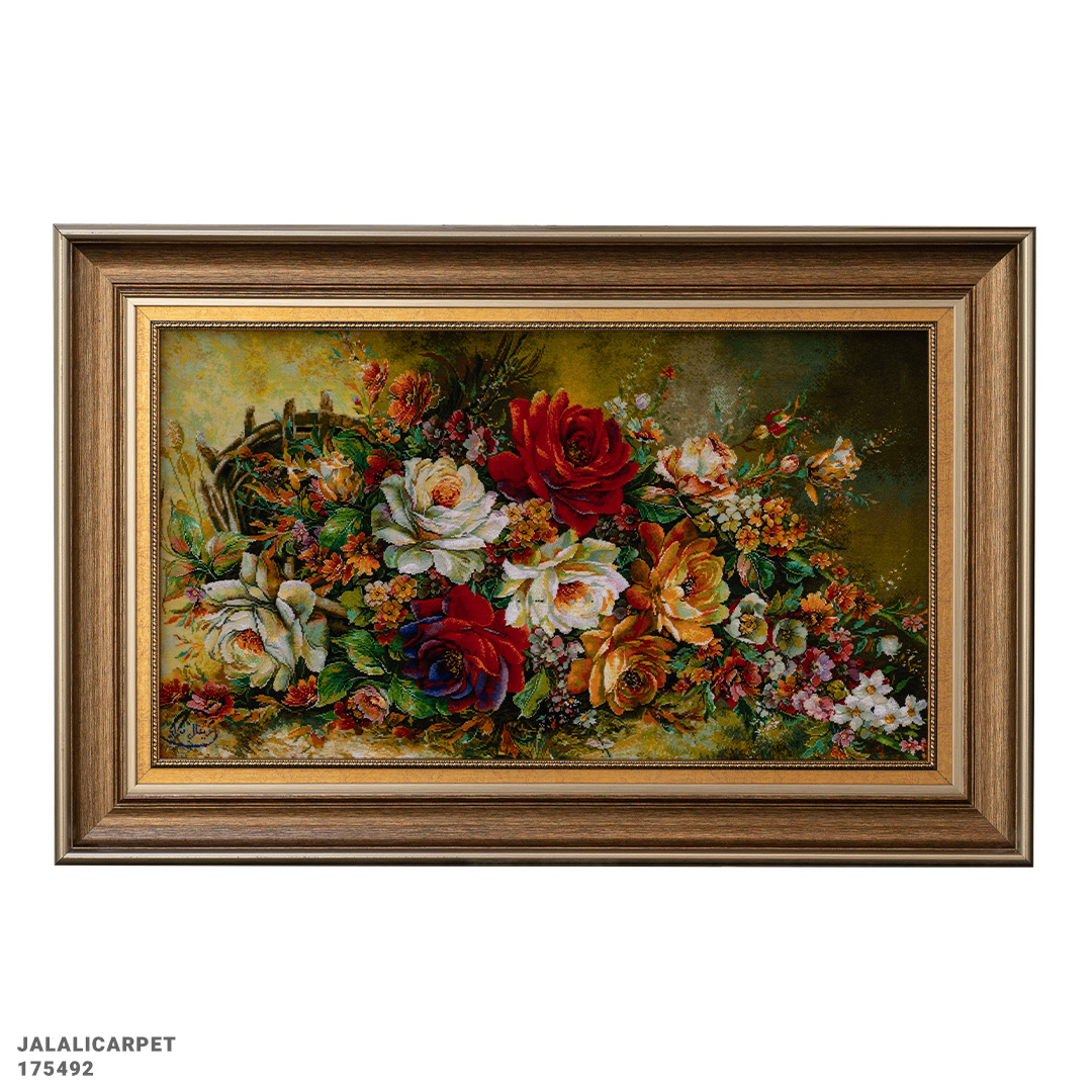 تابلوفرش گل تابستان 50 رج