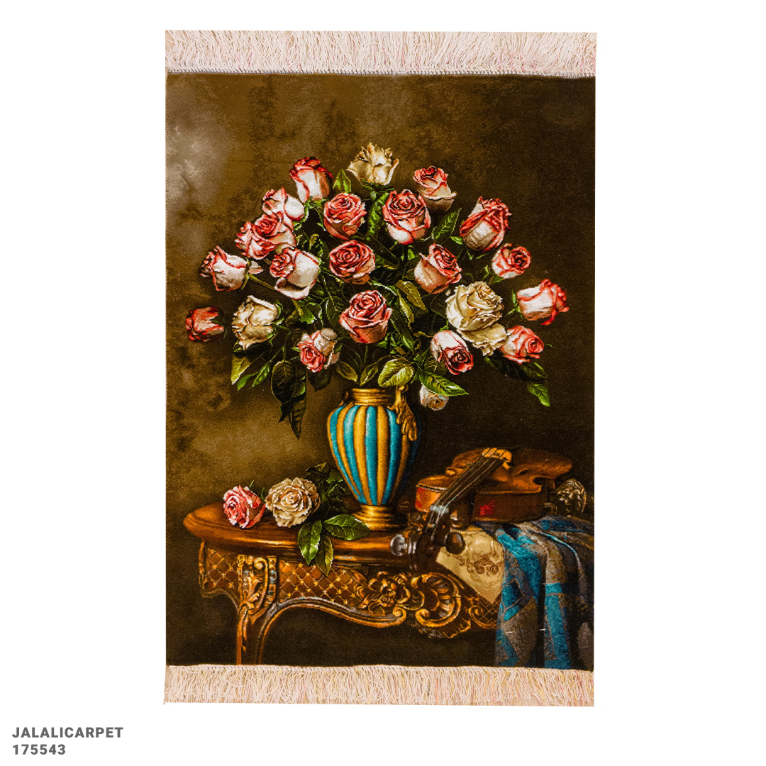 تابلوفرش گل درب شکسته 50 رج