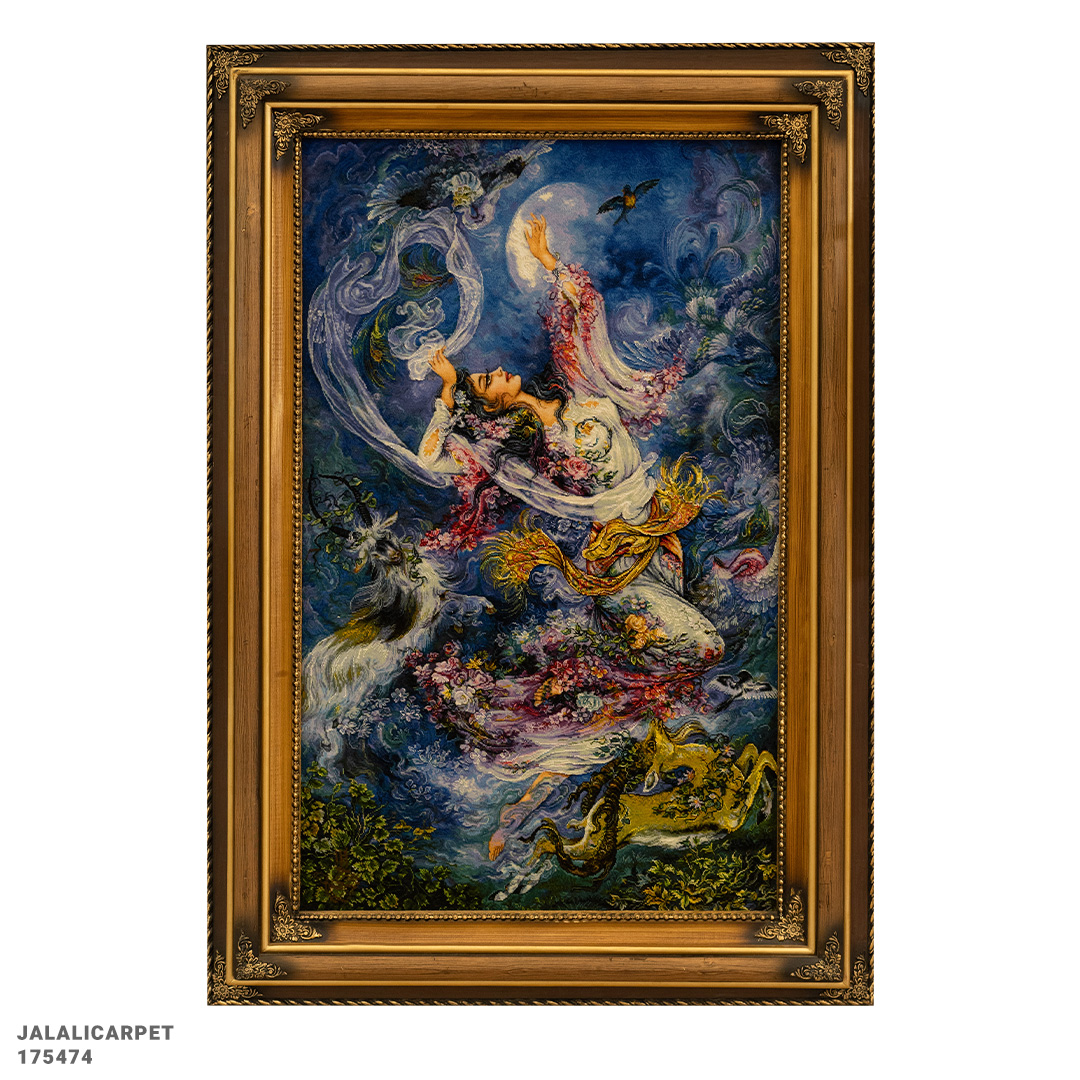 تابلوفرش مینیاتور 50 رج