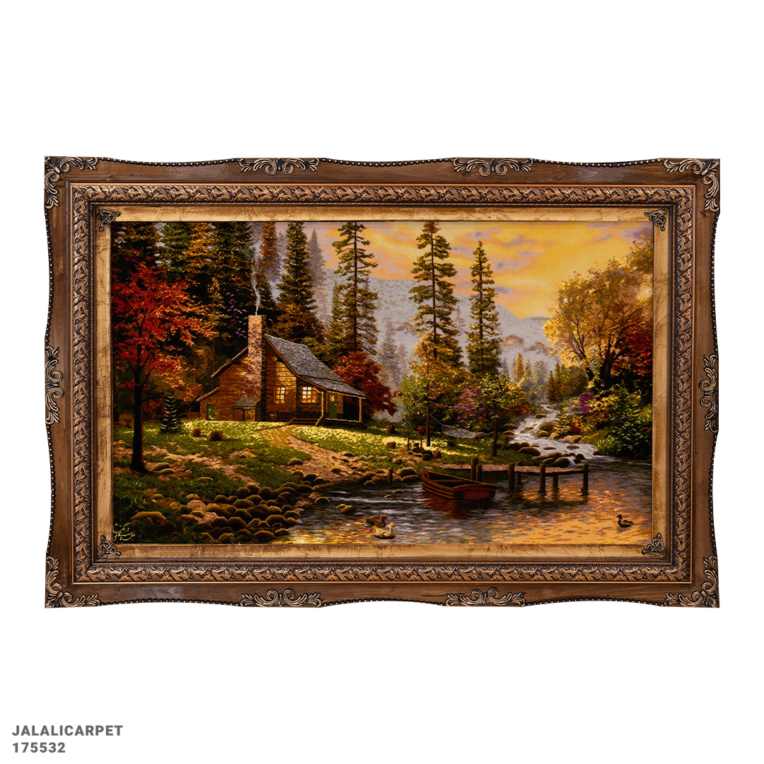 تابلوفرش منظره 50 رج