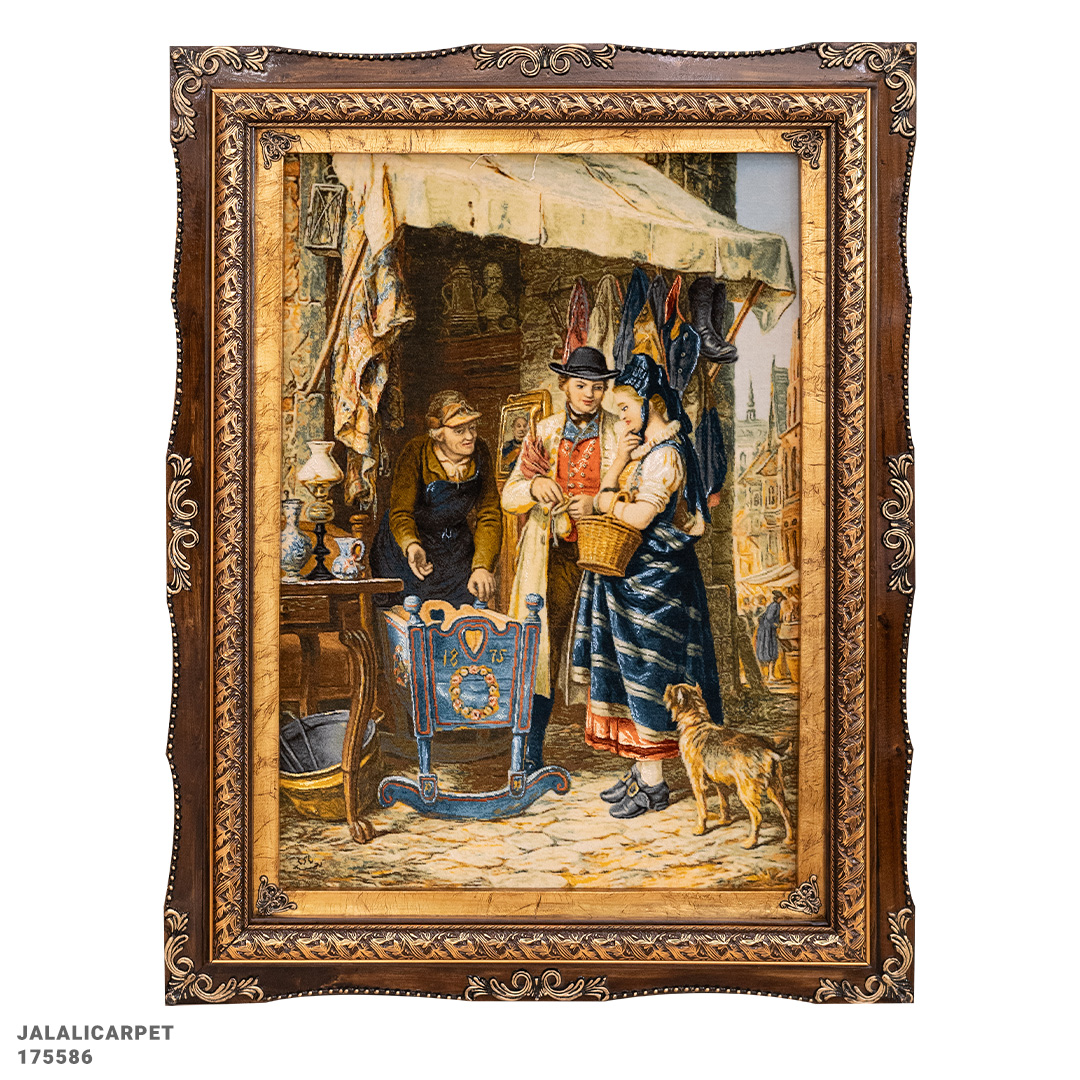 تابلوفرش سیسمونی بچه 50 رج