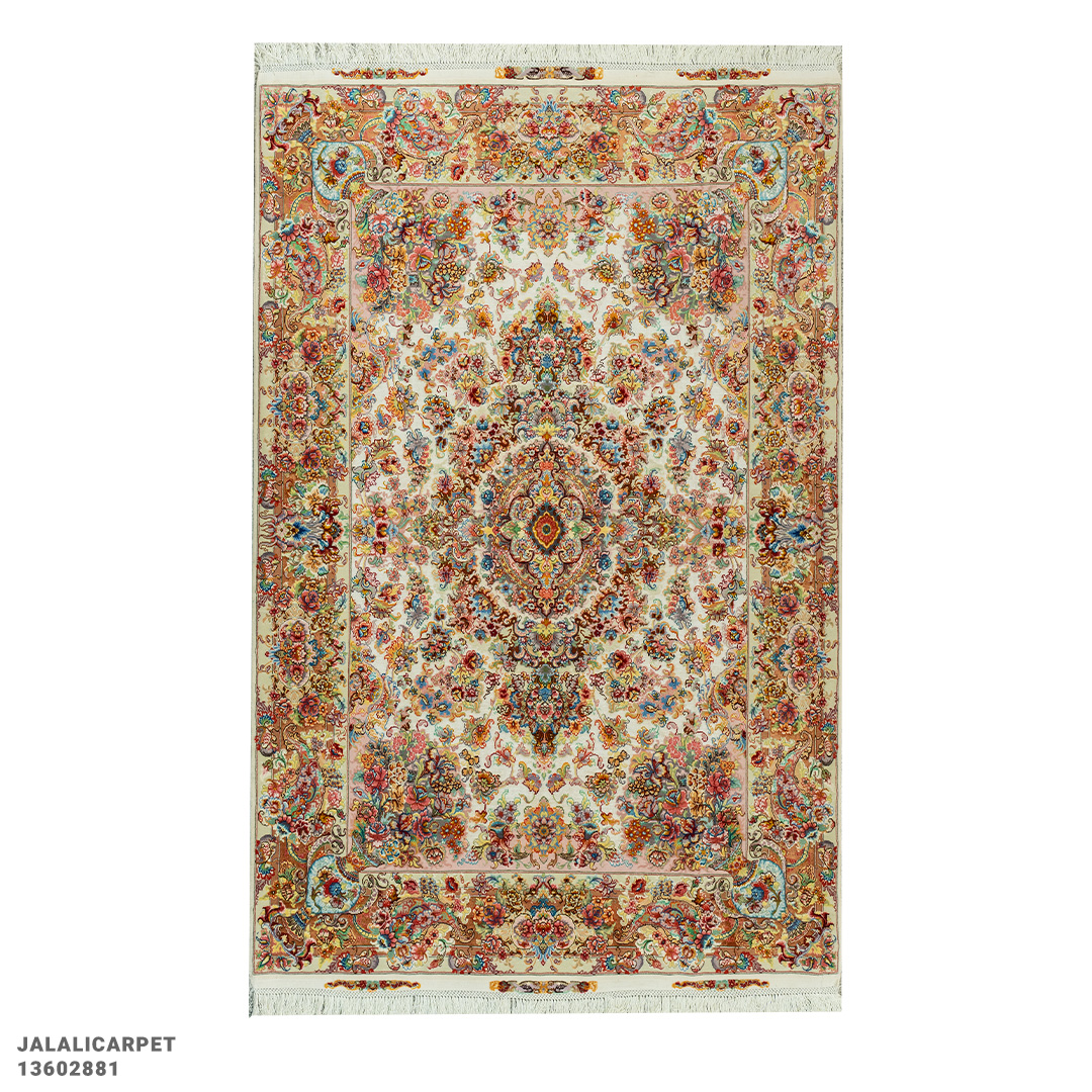 قالیچه خطیبی گلدانی 55 رج