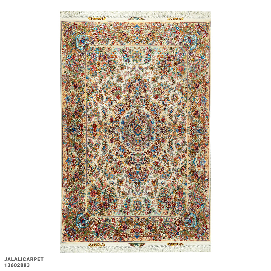 قالیچه خطیبی گلدانی 55 رج